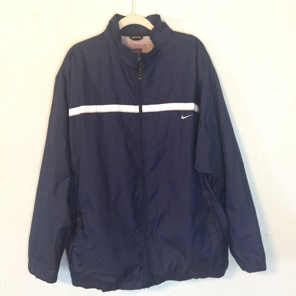 NIKE Lined Windbreaker Jacket Mens XL Athletic